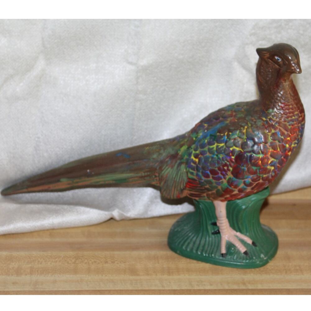 Vintage Arnels 1960's Ceramic Pottery Hand Painted Glazed Pheasant Figurine
